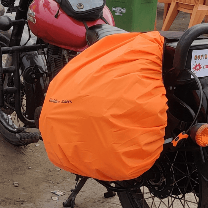 SADDLE BAG RAIN COVERS- 72 LTR - Golden Riders