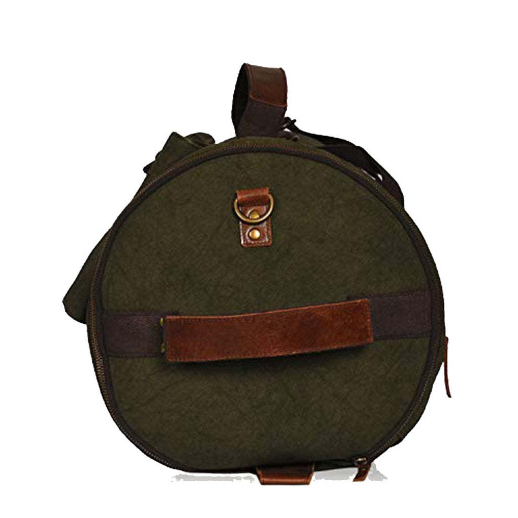 VINTAGE DUFFLE BAG - GREEN - Golden Riders