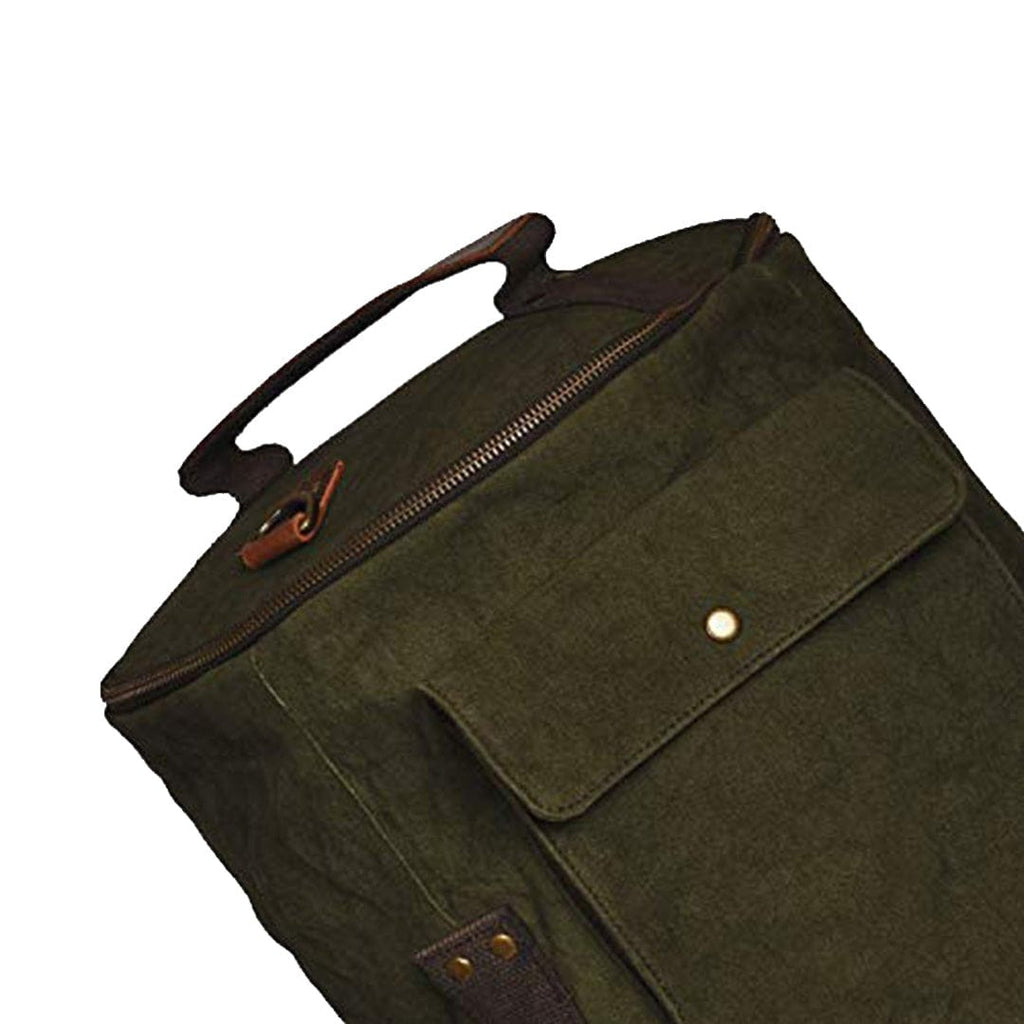 VINTAGE DUFFLE BAG - GREEN - Golden Riders
