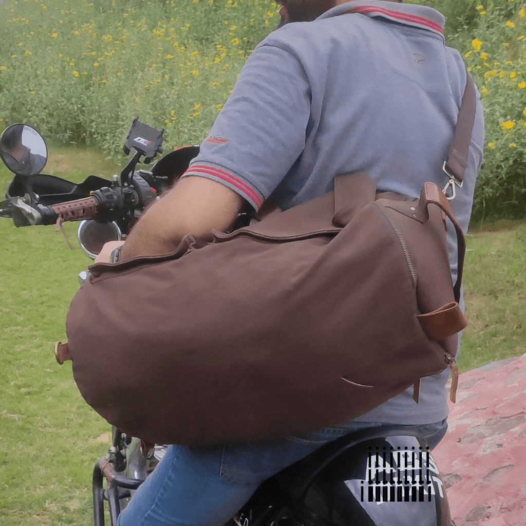 VINTAGE DUFFLE BAG - BROWN - Golden Riders