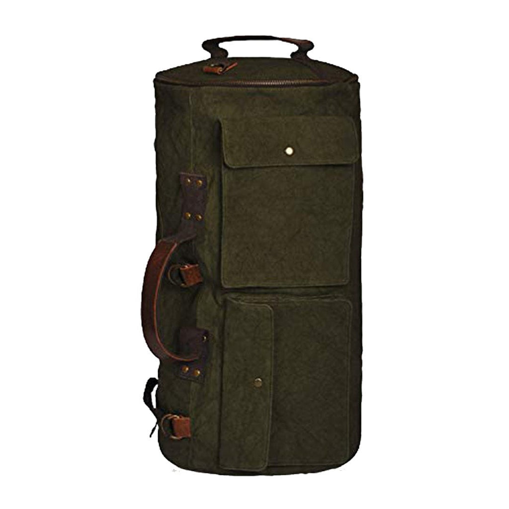 VINTAGE DUFFLE BAG - GREEN - Golden Riders