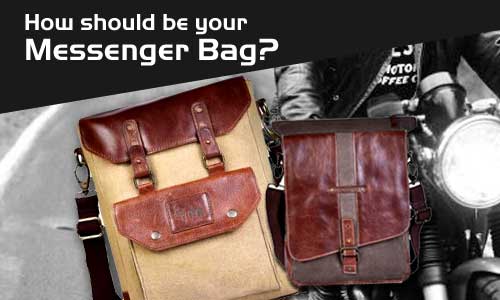 How should bikers choose their messenger bag ? - Golden Riders
