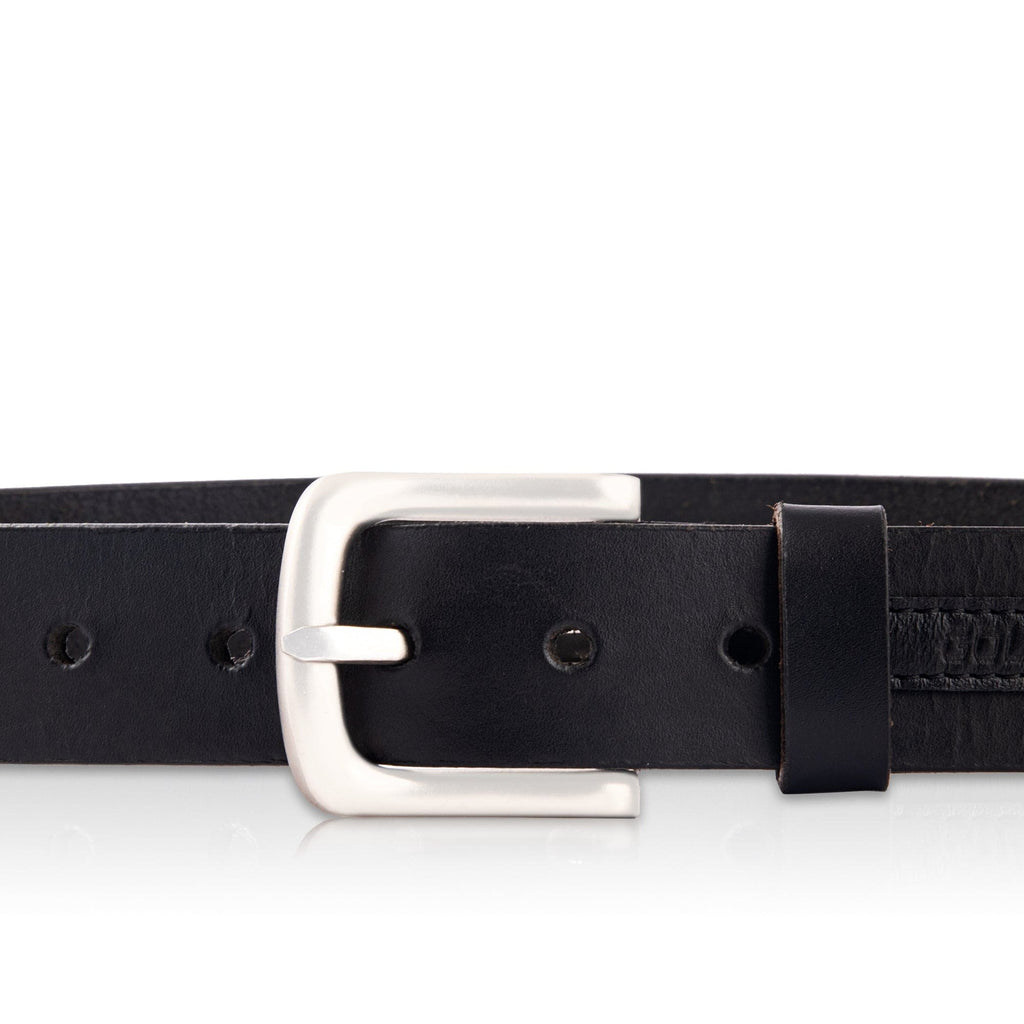 GR GOLDEN RIDERS PEGAUS Premium Leather Mens Belt Black ,Size 32 to 37 Regular