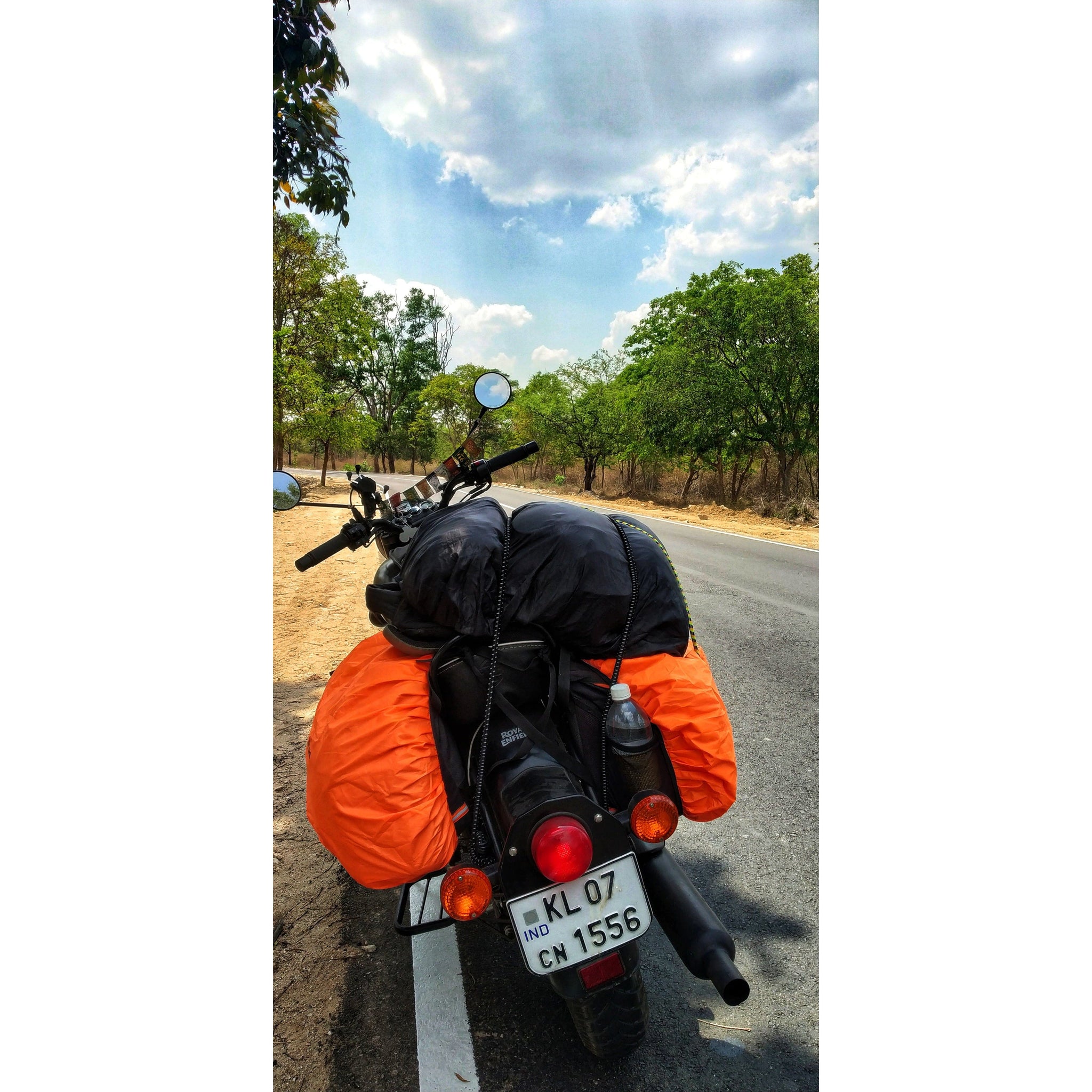 Saddle Bag Rain Covers 72L Golden Riders