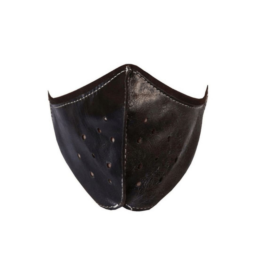 LEATHER FACE MASK - Golden Riders
