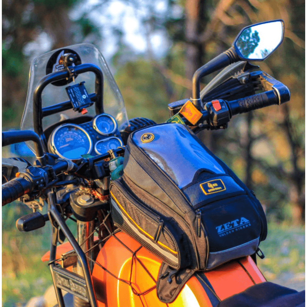 Nomad Universal Magnetic Motorcycle Tank Bag - Heavy Duty Cordura With Phone Window